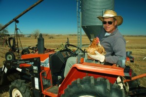 Tim Moore's family farm provides non-soy, non-GMO chicken feed to Denver and the Front Range.